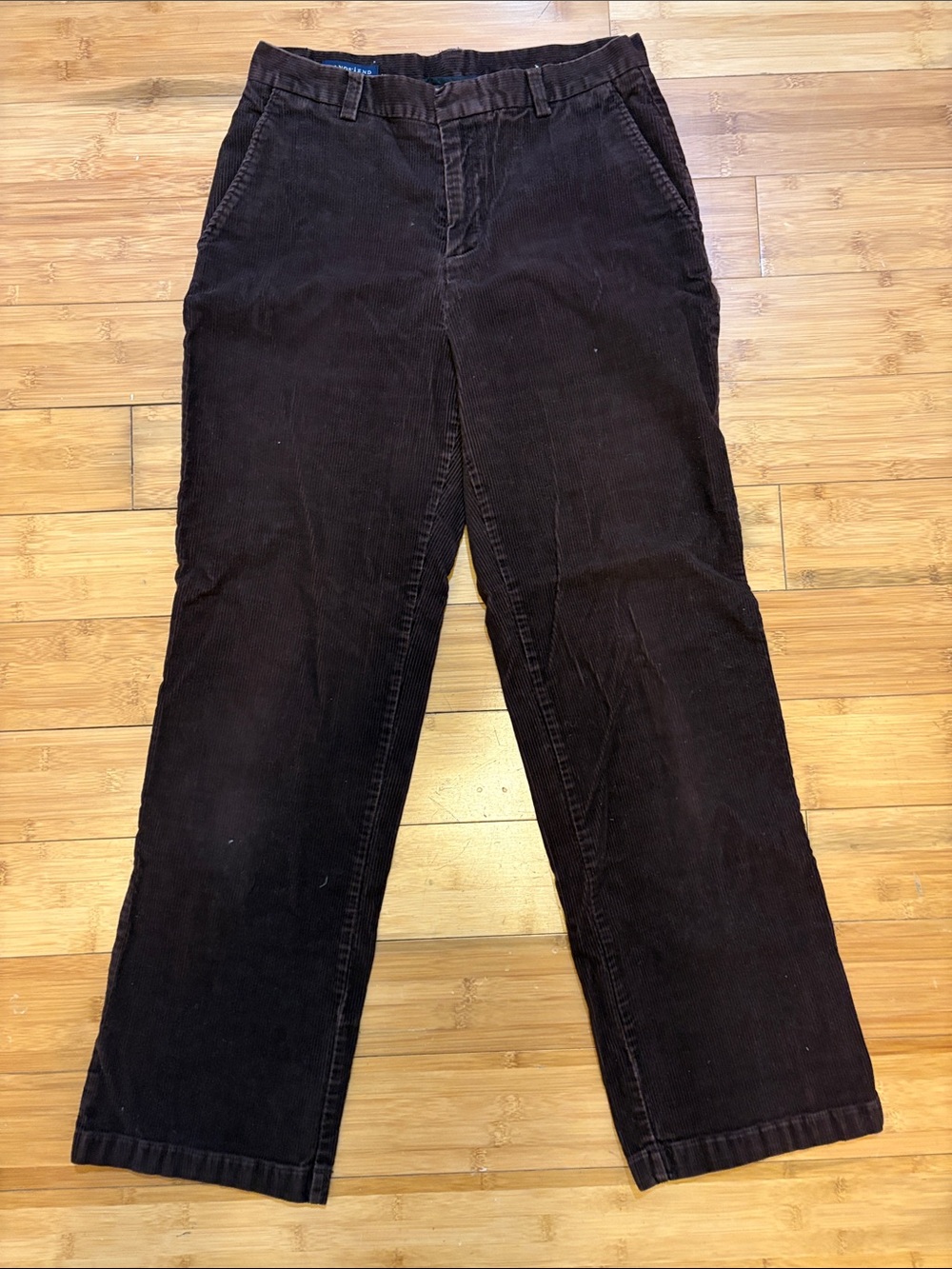 Lands' End Women's Boot Cut Corduroy Jeans - Dark Brown VINTAGE!